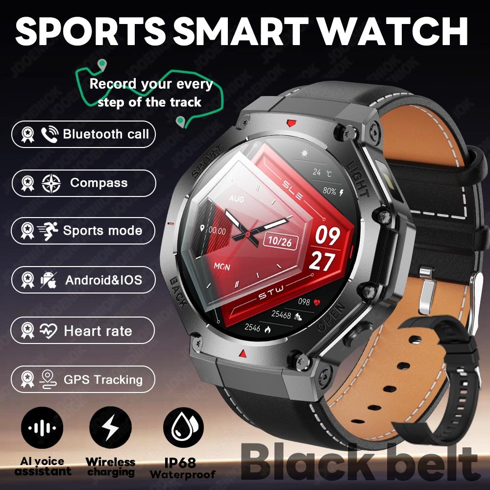 Новий спортивний смарт-годинник з GPS для чоловіків PK Amazfit T-Rex 3 Bluetooth-дзвінок Смарт-годинник Компас Зовнішній Фітнес Монітор здоров'я Браслет