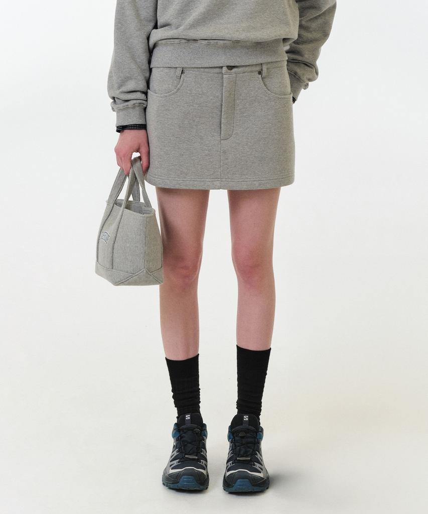 Grove Zoe Sweat Skirt Pants (Grey)