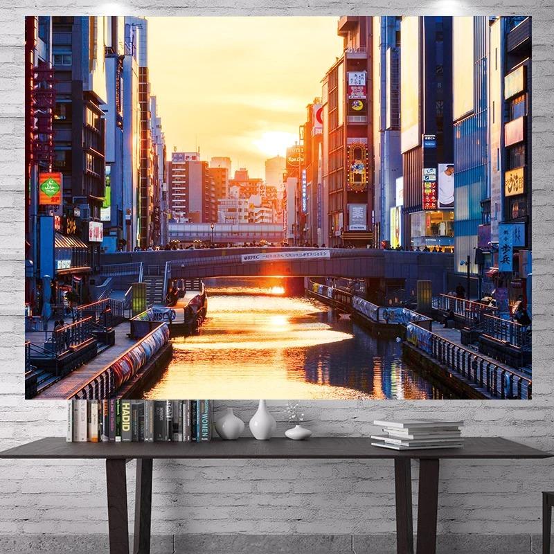 Warm Scenery Anime Sky Background Tapestry Bedroom Living Room Tapestry Home Wall Decoration Tapestry