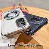 Plating Transparent Shockproof Phone Case For Huawei Nova 12 Pro With Magnetic Stand Holder Nova 9 SE 11 10 9 8 7 Pro Soft Cover