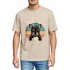 Soft Cotton Tee Workout For her summer tshirt Vintage Best Frenchie Dad Ever Sunburst Dog Cool For him tees Breathable Tee