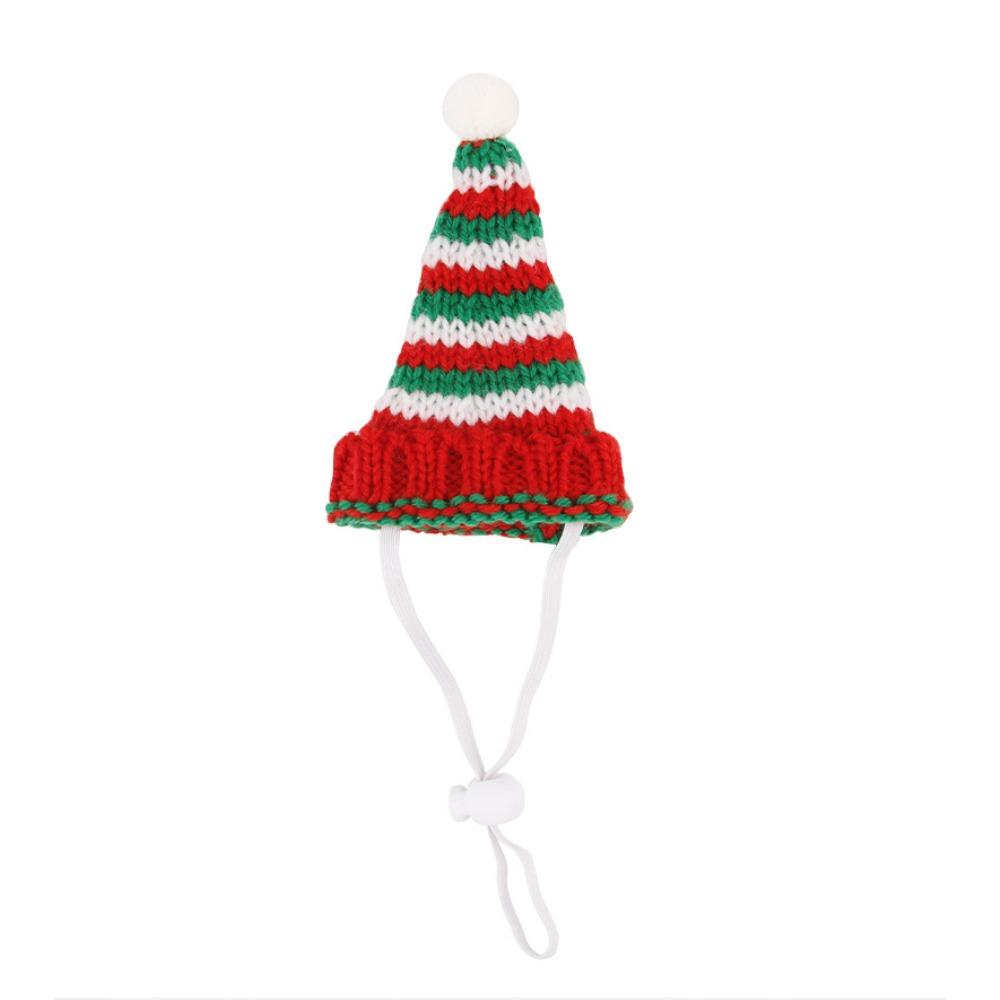 Pet Christmas decoration knitted hat, dog cat Christmas decoration cute knitted hat