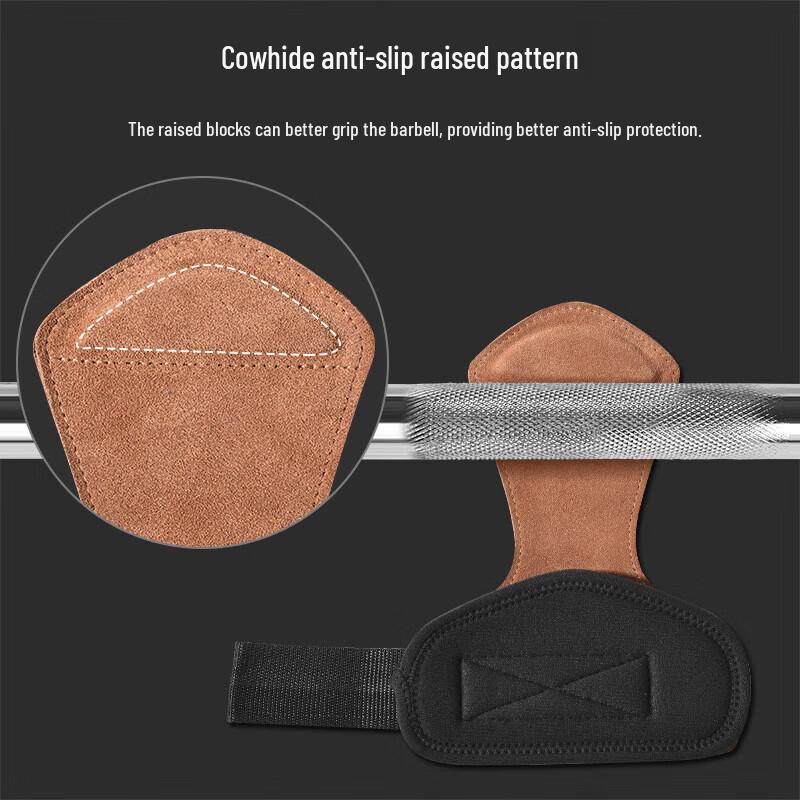 Hezheng Läder Deadlift Assist Straps