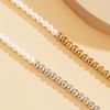 Kurze Imitation Perlenkette Choker Halskette für Damen Trendige Splicing Perlen Halsketten 2026 Modeschmuck Kragen Mädchen