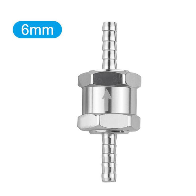 One-way Non-return Check Valve Fuel Water Gas Air Vacuum Aluminum Alloy Petrol Diesel Water Fuel Line Way