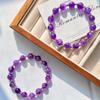 10mm Retro Natuurlijke Amethist Armband Basis Dagelijkse Armband