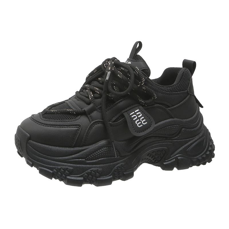 Platform Dad Shoes Women's 2025 New Popular Muffin Shoes Children's Shoes Versatile Pink Non-slip Women's Sneakers