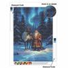 DIY Diamond Painting Kit Santa Reindeer 5D Full Drill Canvas Art Relaxing Stress Relief Craft for Adults and Beginners Decor