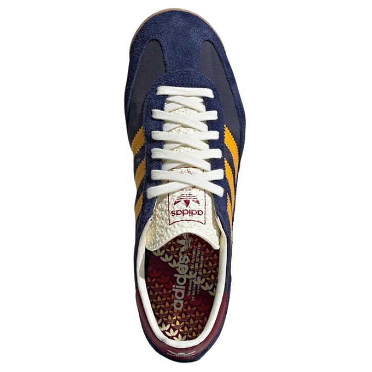 Adidas Originals SL 72 Slip Resistant Abrasion Resistant Low top Casual Shoes Unisex Dark Blue JQ8152