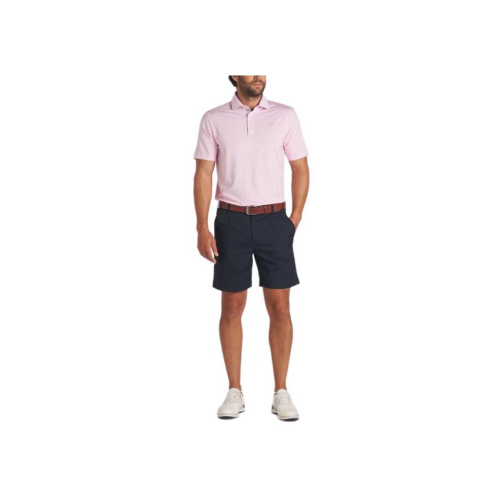Puma X Arnold Palmer Collaboration Solid Color Casual Breathable Straight Fit Polo Shirt Men Polo Shirts Pink 625937-02