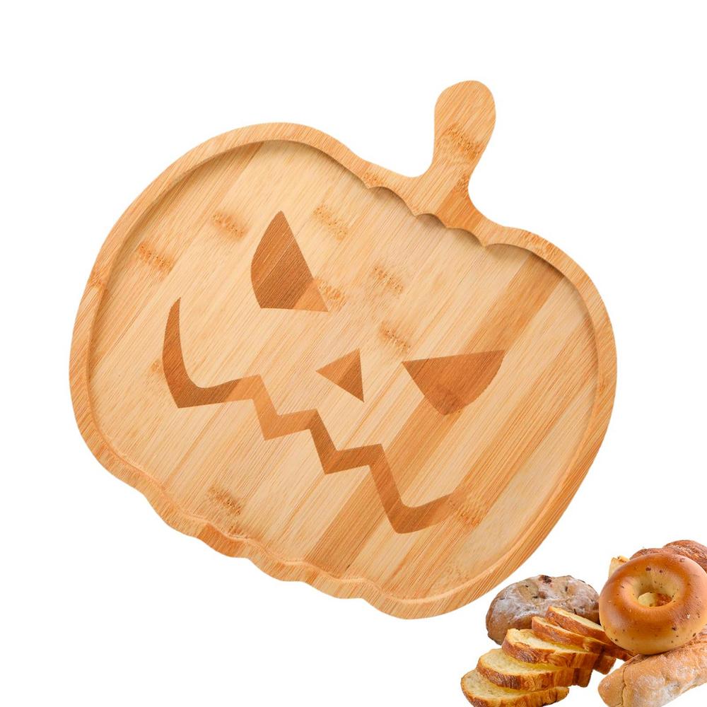 Halloween Charcuterie Board Wood Pumpkin Coffin Aperitif Dish Decorative Charcuterie Boards For Picnic Party Buffet Wedding