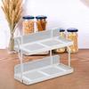 Bathroom Storage Rack Cosmetic Tray Jewelry Organizer Multipurpose Tea Cup Holder