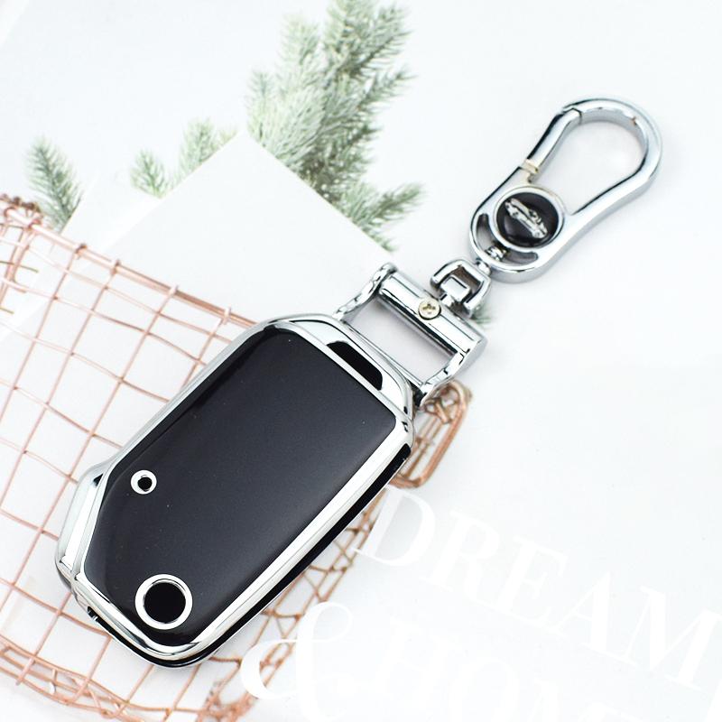 TPU Car Key Cover Case Shell Fob Holder for Kia Proceed Cerato Sportage Ceed Soul Xceed Niro EV Seltos Telluride Sorento K3 K5