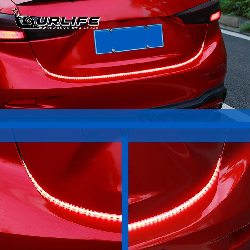 LED Car Daytime Running Light Waterproof Strip Auto Headlights White Turn Signal Brake Lights 12V For Kia Optima