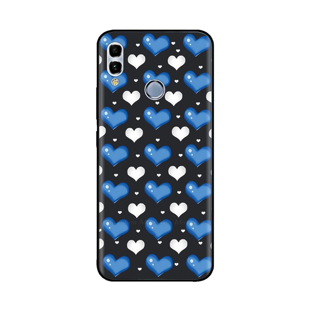 For Huawei P Smart 2019 6.21" Soft Black Silicone Phone Back Cover Case For Huawei P Smart 2019 POT-LX1 POT-LX3 POT LX1 Case Bag