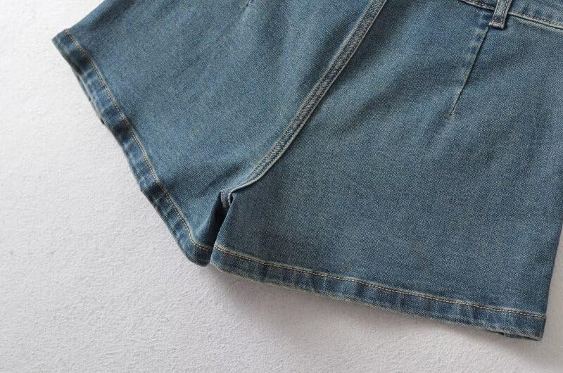 Syvent Denim Culotte Korean Mini Perfect for Product 12F523 Skirt, Style, Stylish, Cute, Casual, A-Line, Length, Women, Number