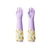 Thick Velvet Washing Gloves Waterproof Dish Washing Gloves Cleaning Gloves  Bowl Cleaning