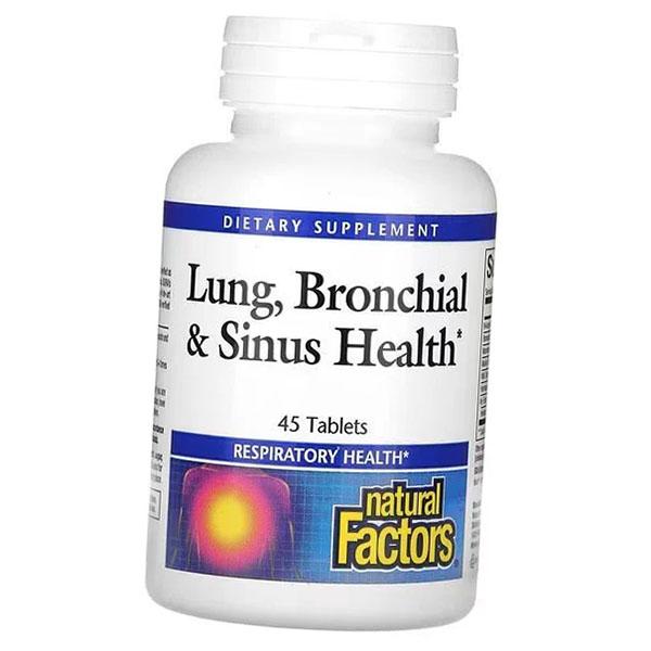 Здоровье дыхательных путей, Lung, Bronchial & Sinus Health, Natural Factors (71406007)