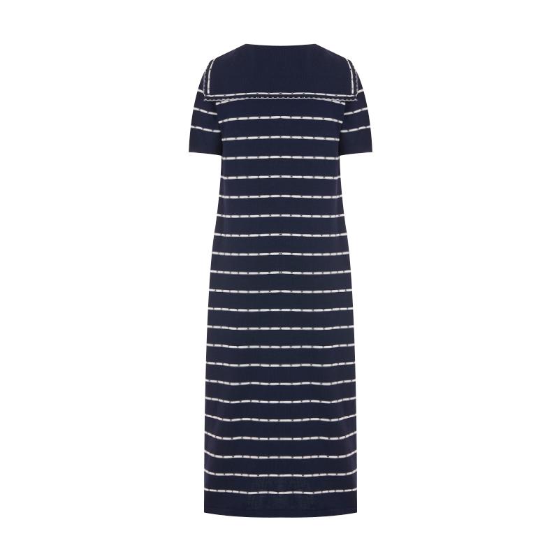 Sally Sailor Collar Style Knit Dress_I6B-Cop027