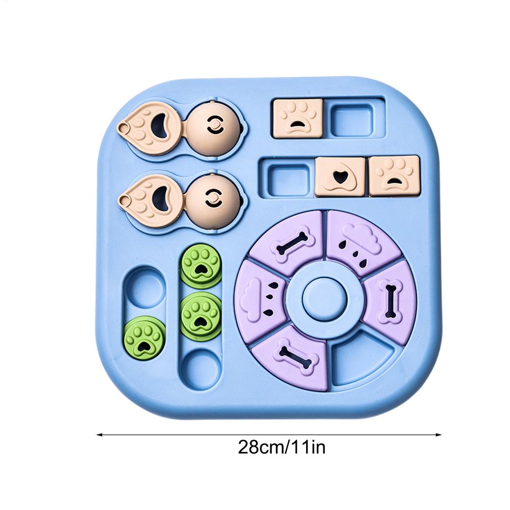 Dog Treat Toy Non-Slip Interactive Slow Feeder Interactive Dog Toys Puzzle Games for Puppy Kitten Cat Mental Stimulation Boredom