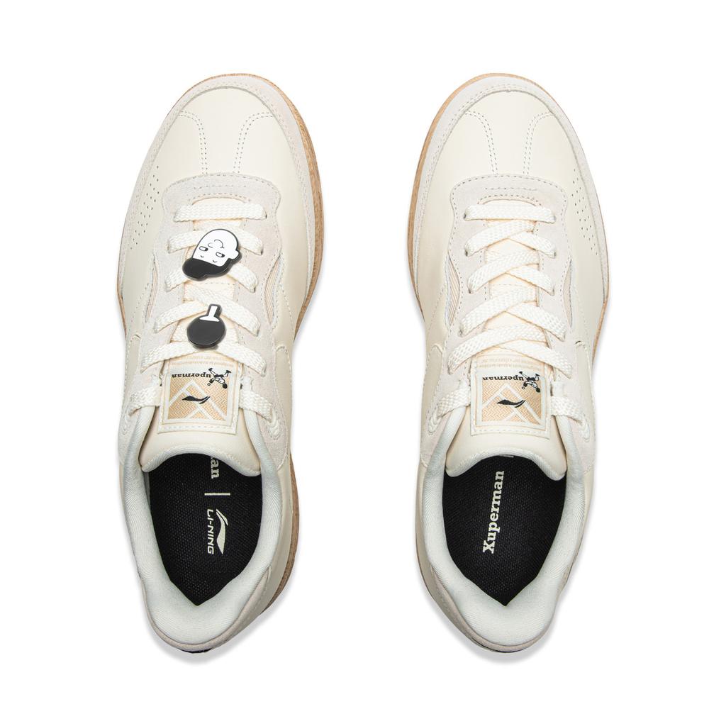 Li Ning Xuperman X  Classic Versatile Fashion Thick Sole Sneakers Unisex Sneakers Off-White AGCV447-1