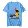 Men's Brand T-shirts Tops Funny Black Cat Tshirts Graphic T Shirts Harajuku Streetwear Hip Hop T Shirt Clothing Horror Cat Tees T-Shirts Men’s