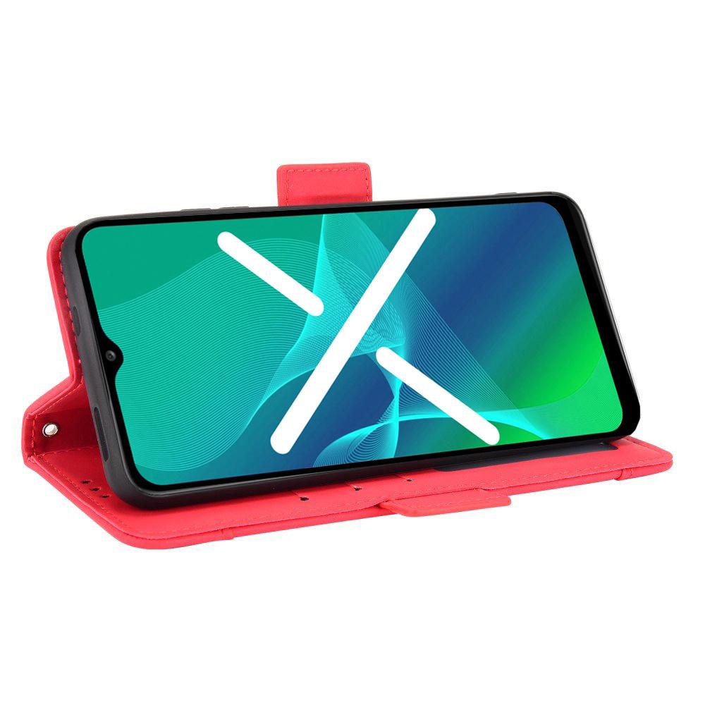 Flip Case for Xiaomi Poco M4 Pro 5G / Redmi Note 11S 5G, Card Slot, Red