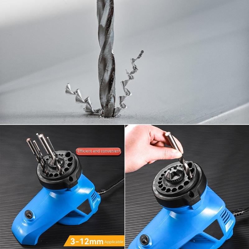 Drill Bit Sharpener Power Drill Bit Sharpeners for 3-12mm Bits Multipurpose Drill Bit Grinding Sharpener for Twist Bits
