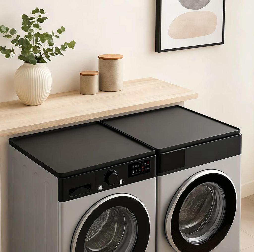 Custom Silicone Protective Mat for Washing Machines - Scratch-proof, Waterproof, Dustproof, Non-slip, Roller Dryer Storage Mat
