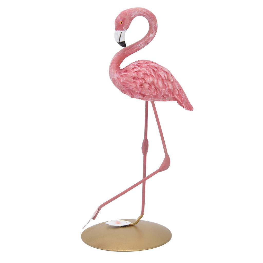 Pink Flamingo Statue Ornaments Resin Figurine Home Decoration Accessories for Living Room Bedroom Study