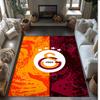 Galatasaray Fußball Aufdruck Flanell Teppich rutschfest weich Polyester Boden Teppich Indoor Dekor Matte für Schlafzimmer Wohnzimmer Sofa