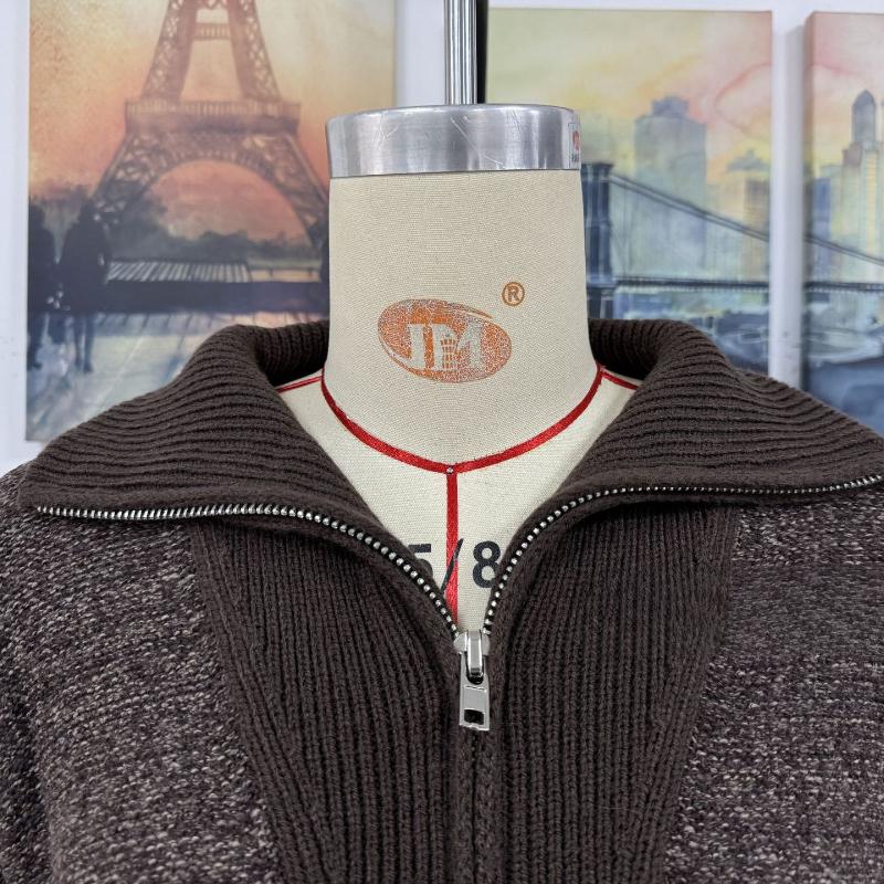 IHUASU Женская осенне-зимняя мода средней длины вязаный свитер с длинным рукавом — фото 9