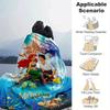 1pc Mermaid Printing Blanket - Soft, All-Season Throw for Living Room,  Gift with Adorable Cartoon Design