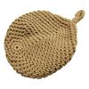 Breathable Hanging Basket with Natural Jute and Cotton Rope for Vegetables Fruits Storage In Kitchen or Workshop