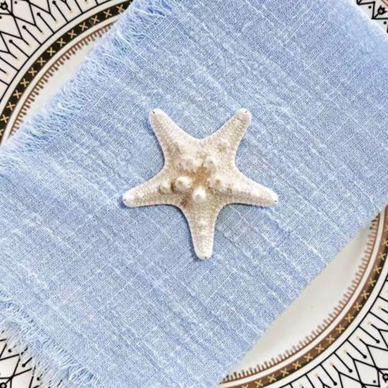 Bohemian Napkin with Fringe Solid Color Dinner Napkin Machine Washable Rustic Napkin for Home Farmhouse Party Wedding Dining Table Decor