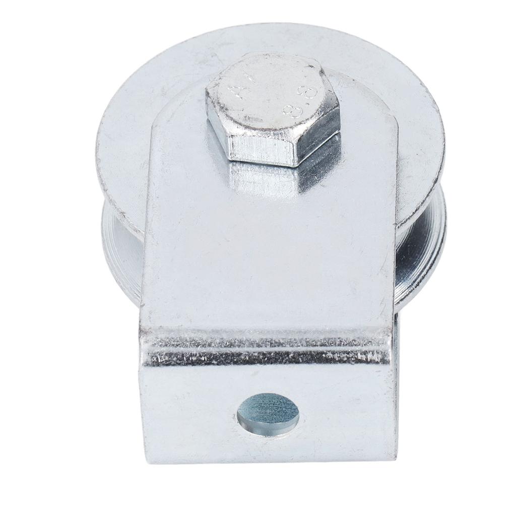 Groove Pulley Wheel U Type Wall Mounted Stainless Steel Rope Block Roller 0.8T Load Bearing 64mm