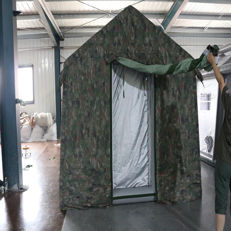 Mingmo Outdoor Emergency Inflatable Camouflage Tent