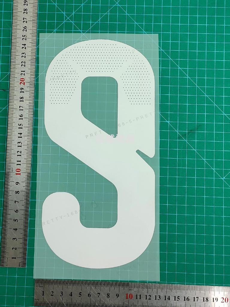 2026AD Adult White Home Game Jersey Heat Press Number Stickers