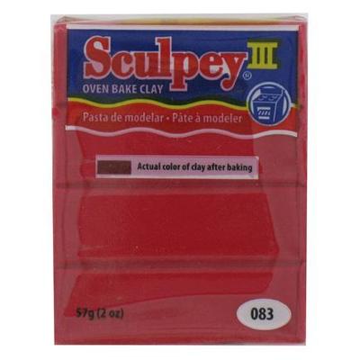 Polymer Clay - Sculpey - Red - Oven Bakeable - Ideal for Figurines - Non-Toxic