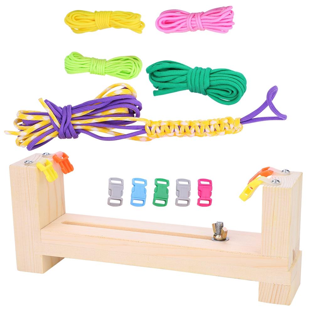 Jig Holz Paracord Armband Maker Fallschirmschnur Armband Maker DIY Handwerkzeug