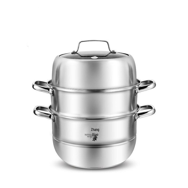 Zhang Xiaoquan Aijia 3-Layer 304 Stainless Steel Steamer 3-Layer