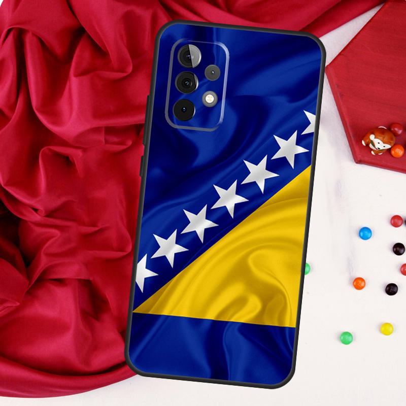 Bosnia and Herzegovina Flag For Samsung Galaxy A55 A53 A33 A13 A35 A15 A36 A56 A26 A16 A22 A32 A52 A54 A34 A06 A05 Case