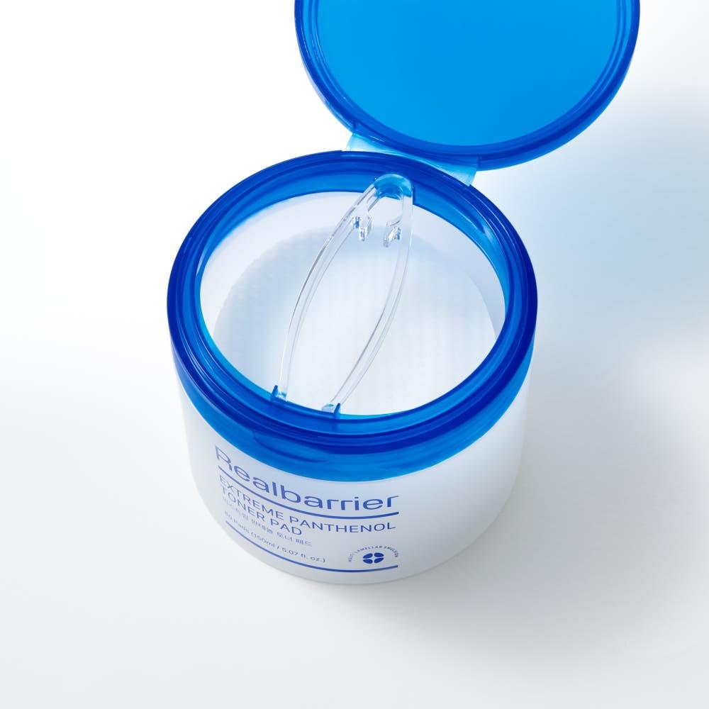 Real Barrier Extreme Panthenol Toner Pad Hydrating Exfoliating Skin Barrier Care 80 Pads 150ml