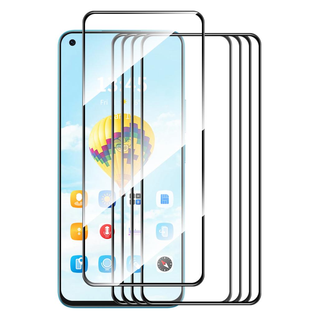 ENKAY HAT PRINCE 5Pcs for OnePlus Nord 2T 5G High Aluminium-Silicon Glass Screen Film Full Glue Screen Protector