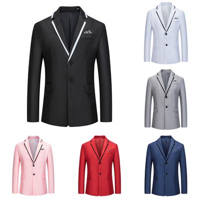Herren Casual Business Hochzeit Langarm Knöpfe Slim Fit Anzug Mantel Jacke