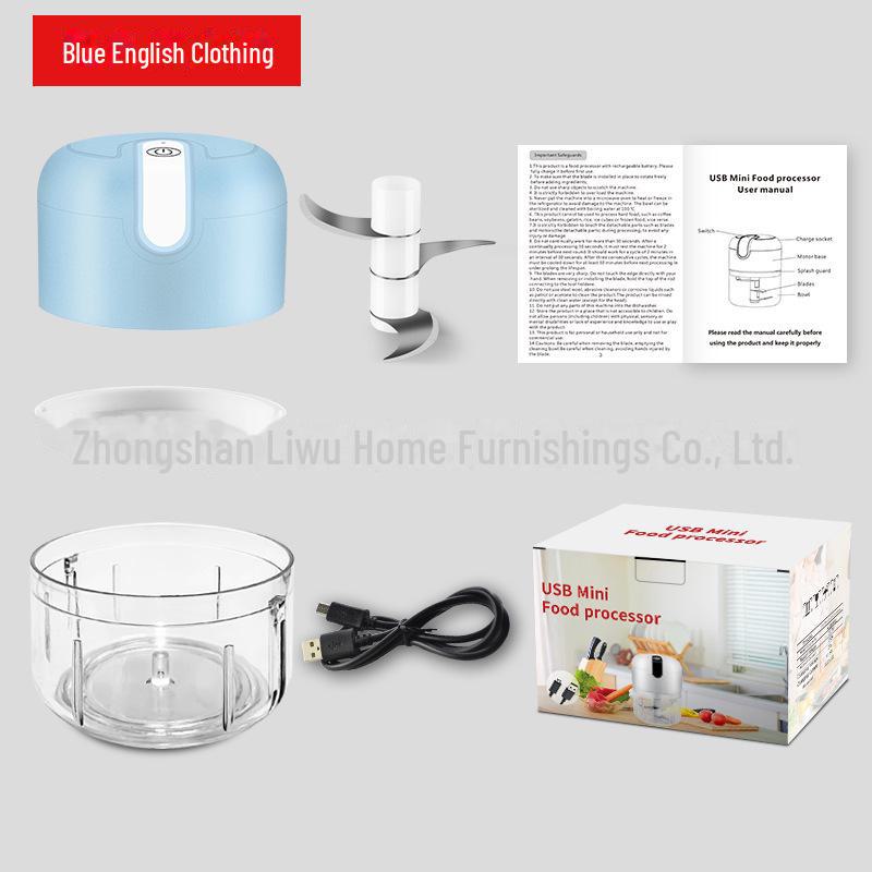 Wireless Electric Garlic Processor: Mincer, Peeler, Stirrer, Press, and Paste Maker