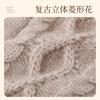 Knitted Gloves Warm and Cold Autumn and Winter Gloves Cycling Wool Twist Lengthened and Thickened Outdoor Gloves