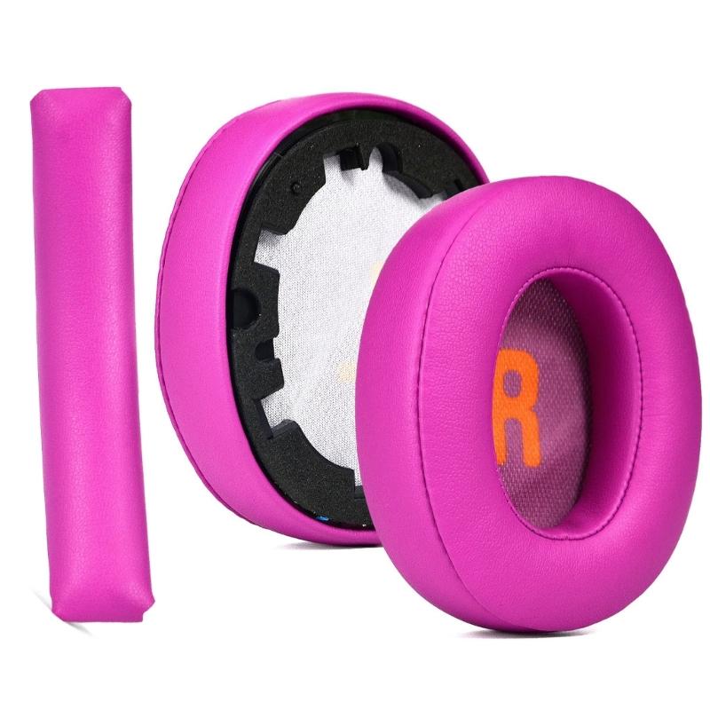 Durable Ear Pads Head Beam Headband Cushions for JR460NC JR460 NC Headphone Elastic EarPads for Better Comfort Earmuff