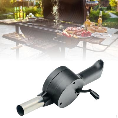 Cooking BBQ Fan Fast Grill Starter Mini Handheld Hand Outdoor Manual Blower for