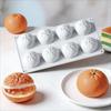 Reusable Orange Shape Cake Mold Non-stick 3D Silicone Mold  DIY Candle Making